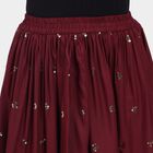 Ladies' Lehenga Skirt, Maroon, small image number null